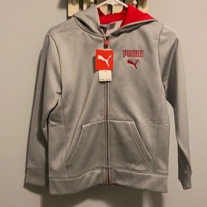 Boys Puma zip up hoodie